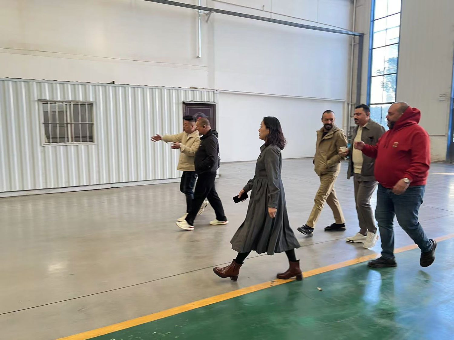 Chinese bulldozer production line